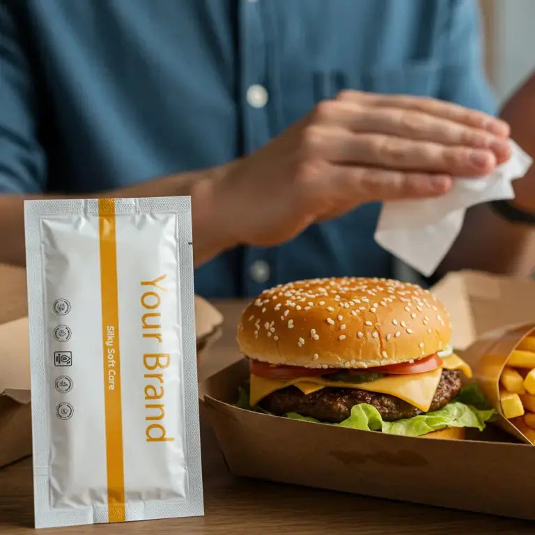 branded hotel restaurant wipes
